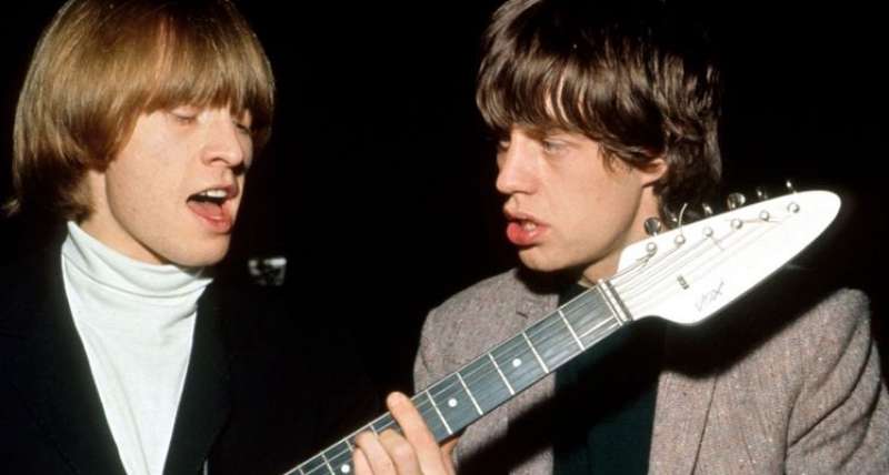 brian jones and mick jagger