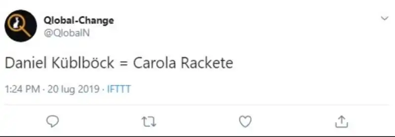 carola rackete e' un uomo?