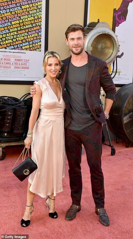 chris hemsworth con elsa pataky