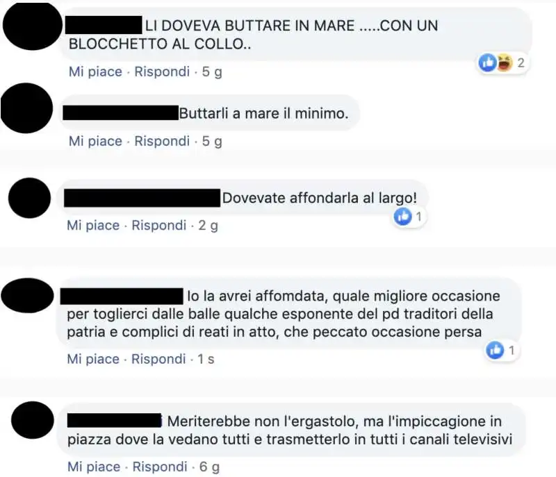 commenti razzisti e insulti nel gruppo facebook chiuso per finanzieri 14