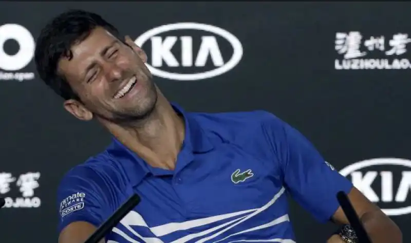 djokovic gag con scanagatta