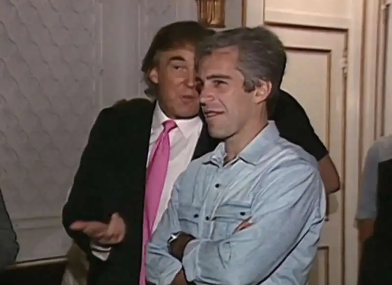 donald trump con jeffrey epstein 1