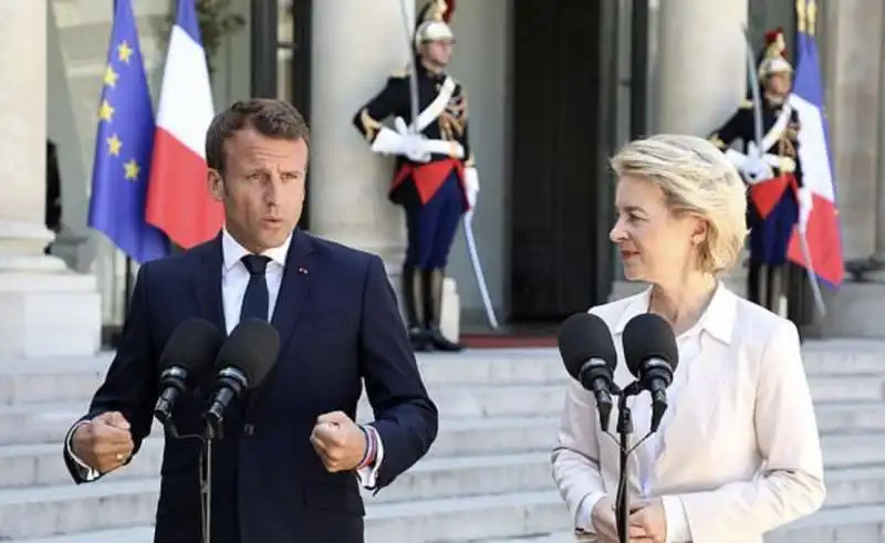 emmanuel macron ursula von der leyen 1