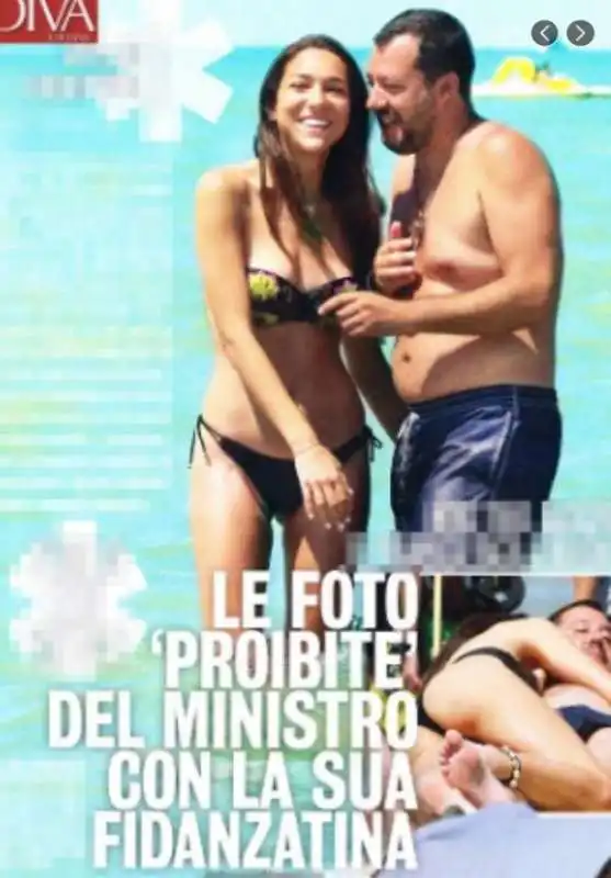 FRANCESCA VERDINI E MATTEO SALVINI 