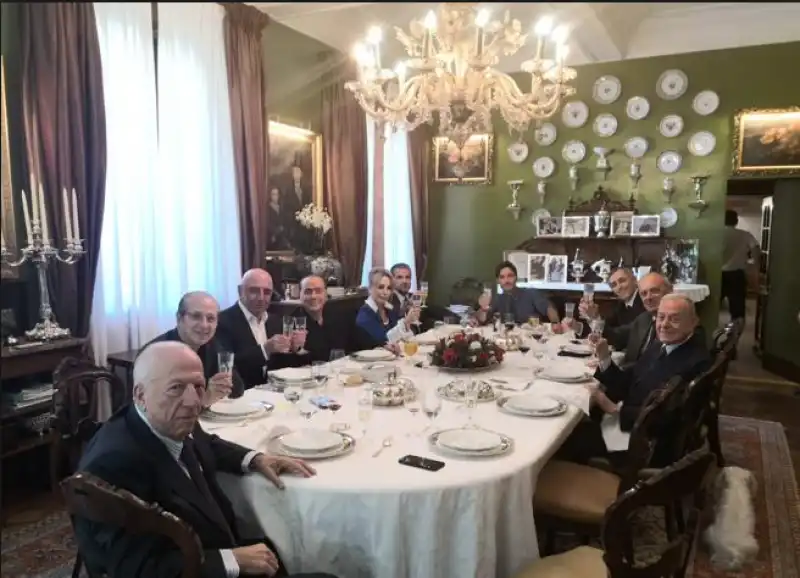 galliani pranzo a arcore