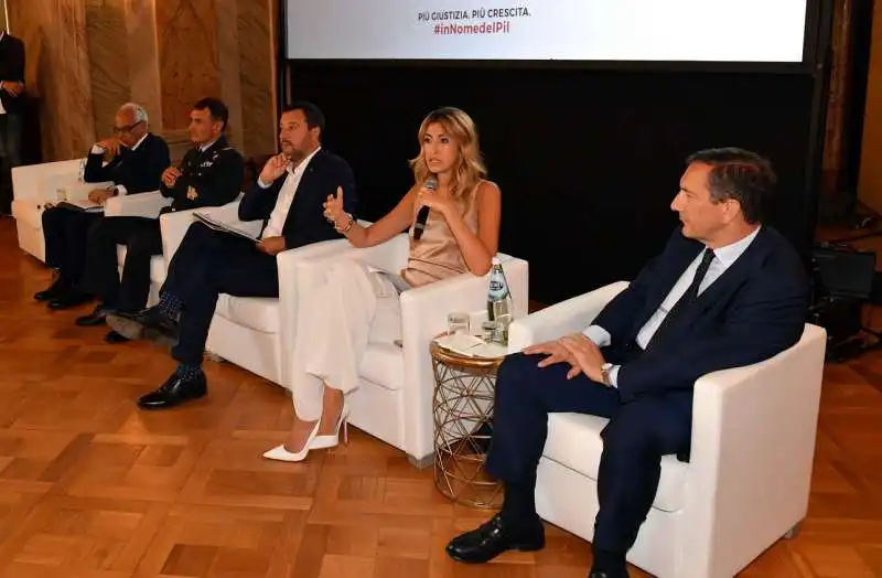 gennaro vecchione francesco vestito matteo salvini annalisa chirico e luigi gubitosi  foto di bacco