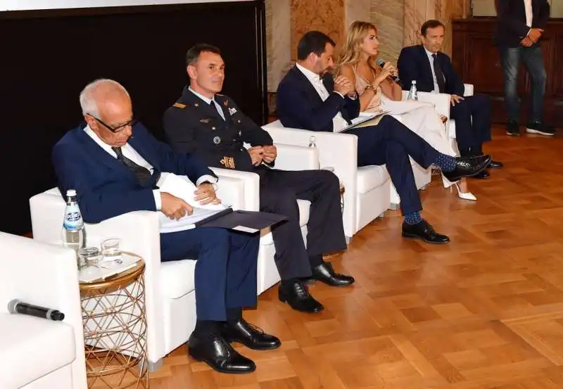 gennaro vecchione francesco vestito matteo salvini annalisa chirico luigi gubitosi  foto di bacco