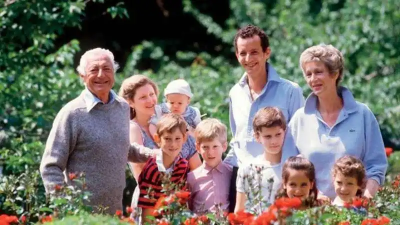 gianni agnelli e figli