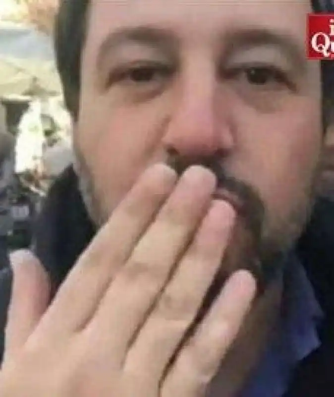 I BACIONI DI MATTEO SALVINI 