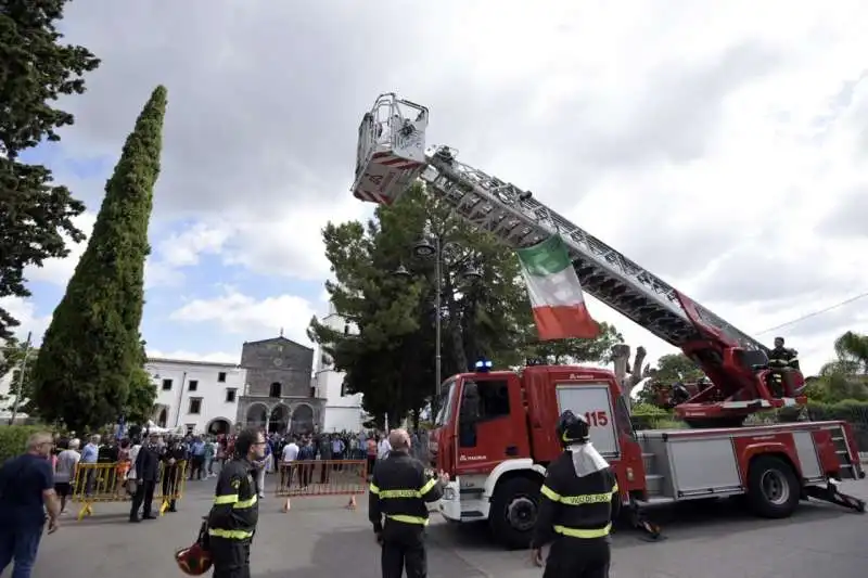 i funerali di mario cerciello rega a somma vesuviana 13