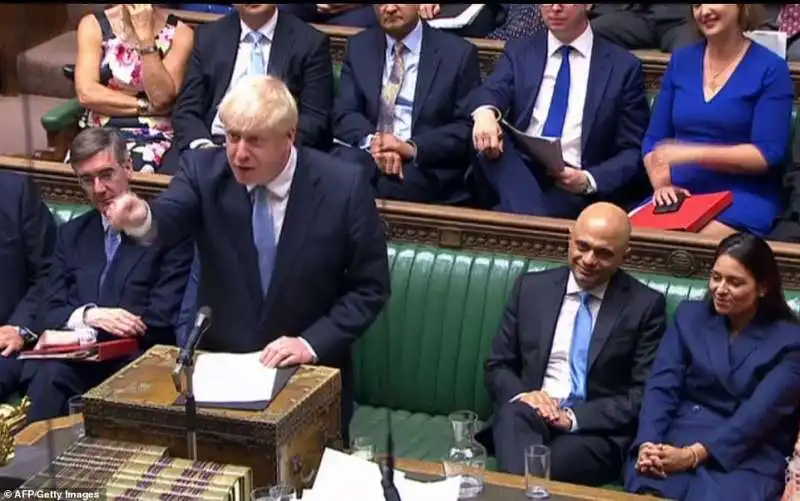 il primo discorso di boris johnson da premier alla camera dei comuni