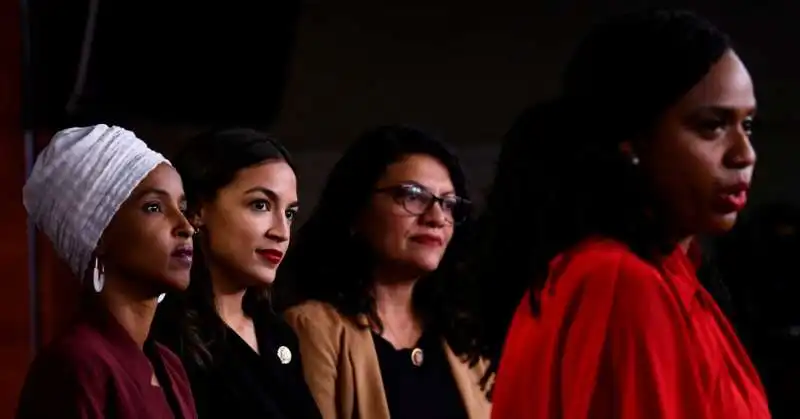 ilhan abdullahi omar alexandria ocasio cortez, rashida rlaib e ayanna pressley 