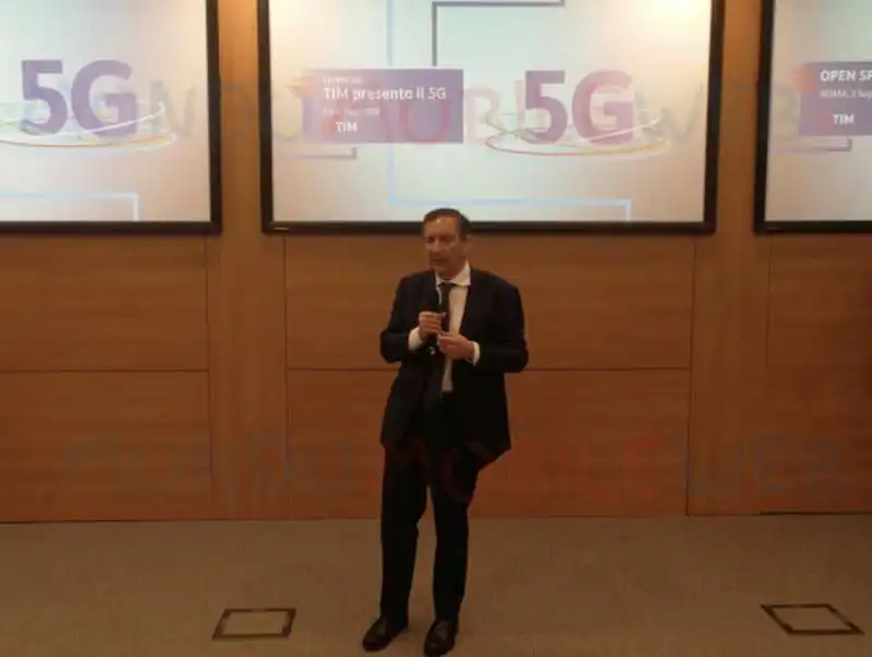 luigi gubitosi presenta il 5g di tim