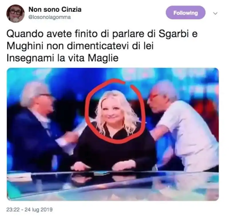 maria giovanna maglie tra sgarbi e mughini