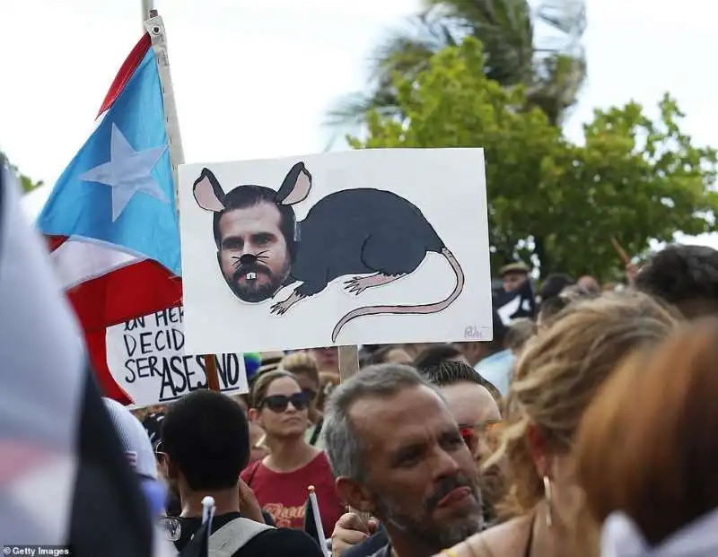 proteste contro ricky rossello' 1