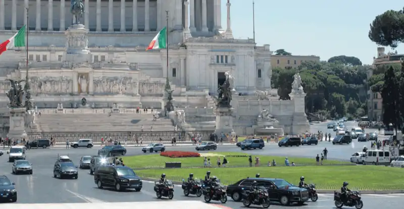 putin piazza venezia