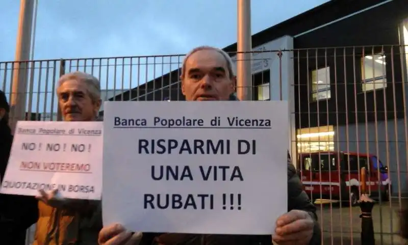 risparmiatori banca popolare vicenza