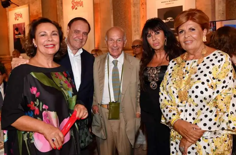 sandra lonardo clemente mastella fausto bertinotti maria sorrento e lella bertinotti