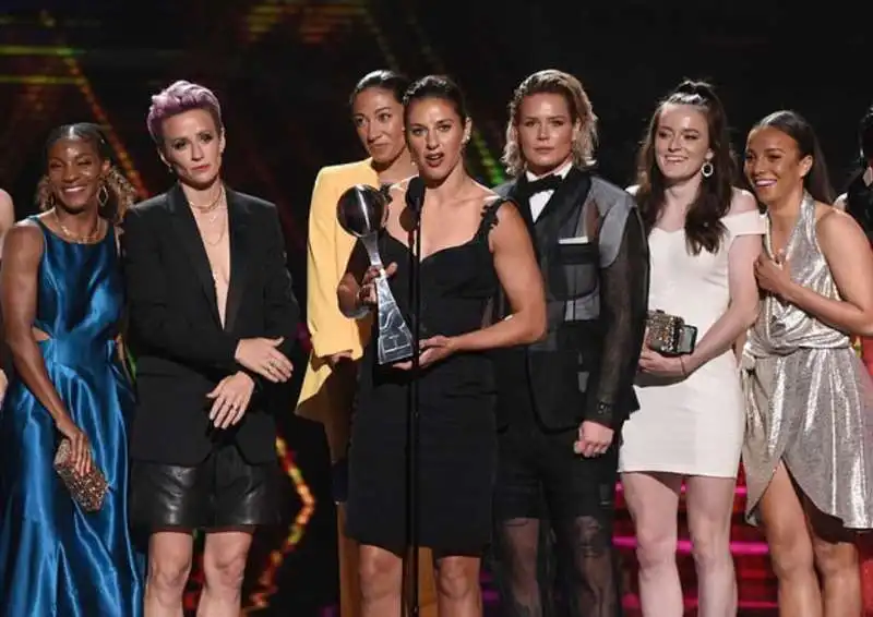 squadra di calcio femminile usa vince l'espys 3