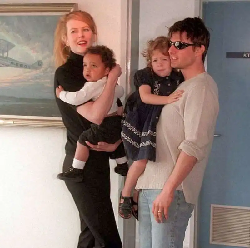 tom cruise nicole kidman e i figli