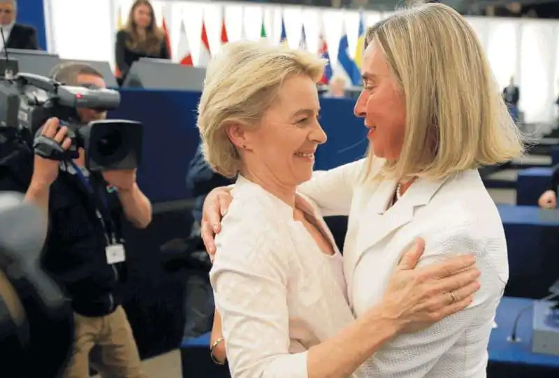 URSULA VON DER LEYEN E FEDERICA MOGHERINI