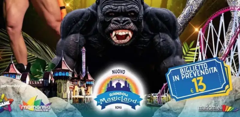 valmontone rainbow magicland muccassassina