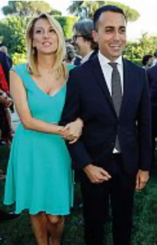 virginia saba e luigi di maio a villa taverna