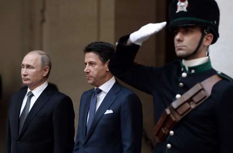 vladimir putin a palazzo chigi incontra giuseppe conte 4