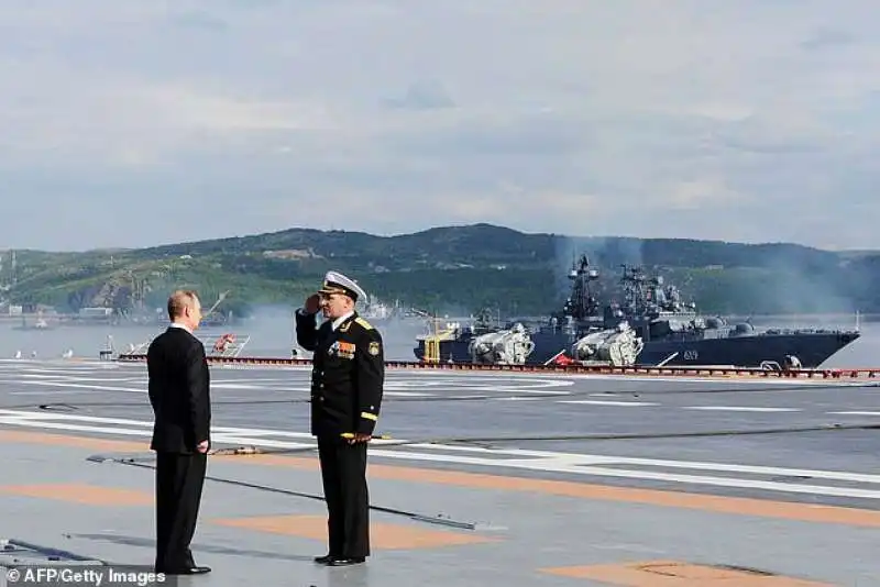 vladimir putin a severomorsk nel 2014