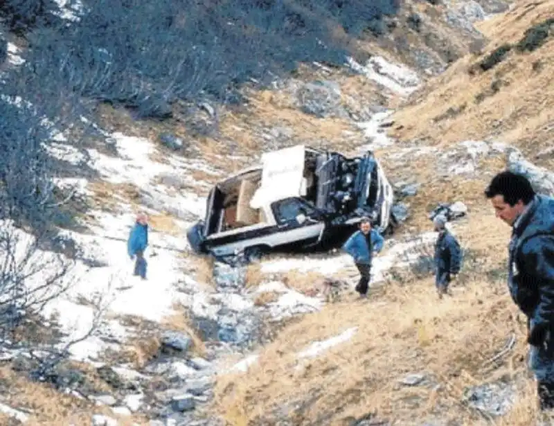 7 DICEMBRE 1981 - INCIDENTE STRADALE DI BEPPE GRILLO CON LA SUA CHEVROLET