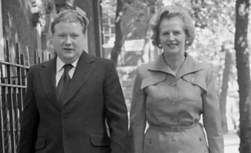 Alistair McAlpine con Margaret Thatcher