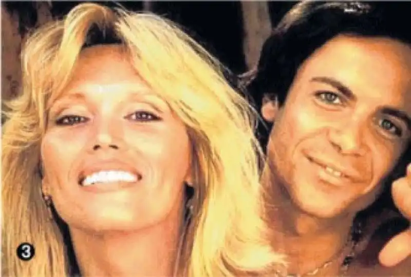 amanda lear con l'ex marito alain philippe malagnac