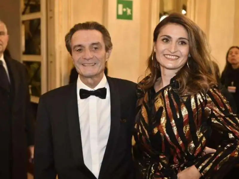 ATTILIO FONTANA E LA FIGLIA MARIA CRISTINA