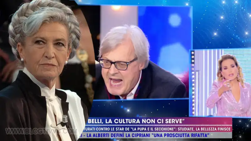 barbara alberti barbara d urso vittorio sgarbi