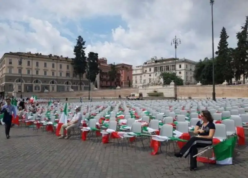 centrodestra in piazza a roma 2