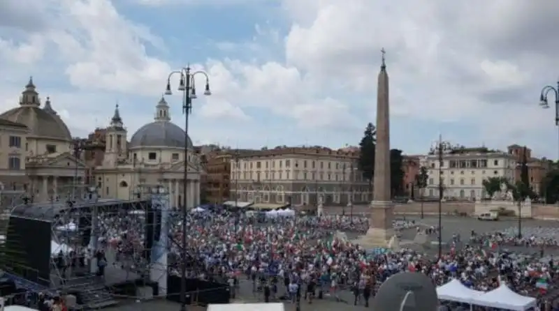 centrodestra in piazza a roma 3