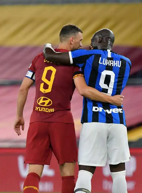 edin dzeko e romelu lukaku  foto mezzelani gmt011