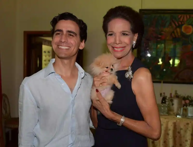 eduardo tamraz de federici con la mamma marisela e frida  foto di bacco (2)