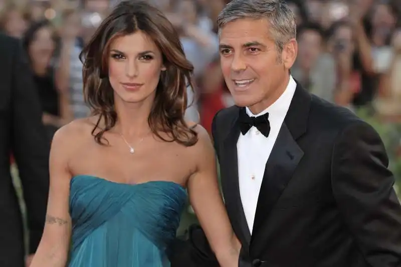 elisabetta canalis e george clooney