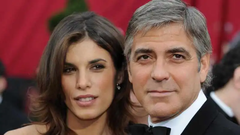 elisabetta canalis e george clooney  