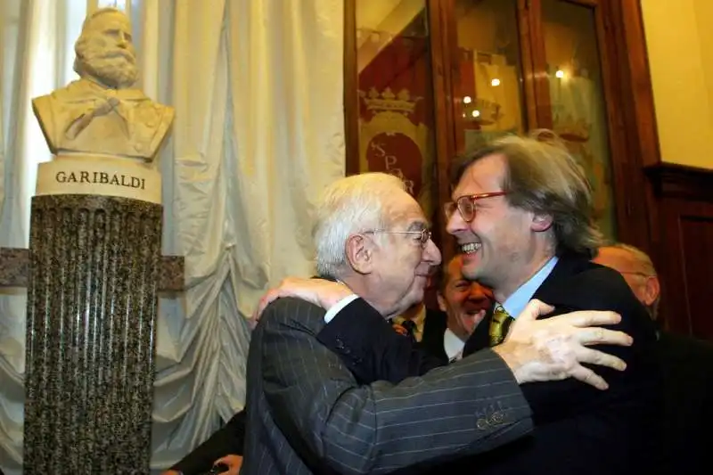 francesco cossiga e vittorio sgarbi