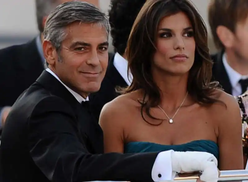 george clooney e elisabetta canalis   