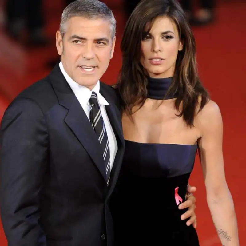 george clooney e elisabetta canalis  