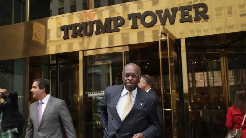 herman cain alla trump tower