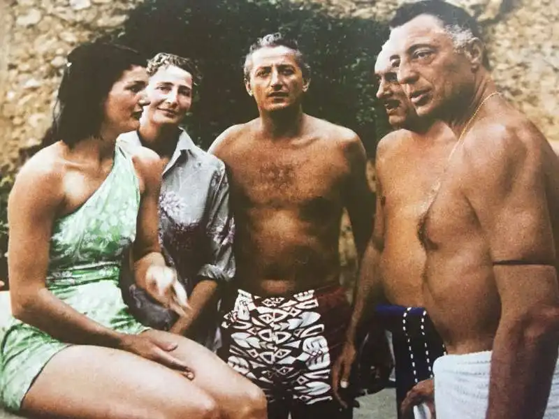 Jackie Kennedy - Susanna Agnelli - Benno Graziani - Stas Radziwill - Gianni Agnelli