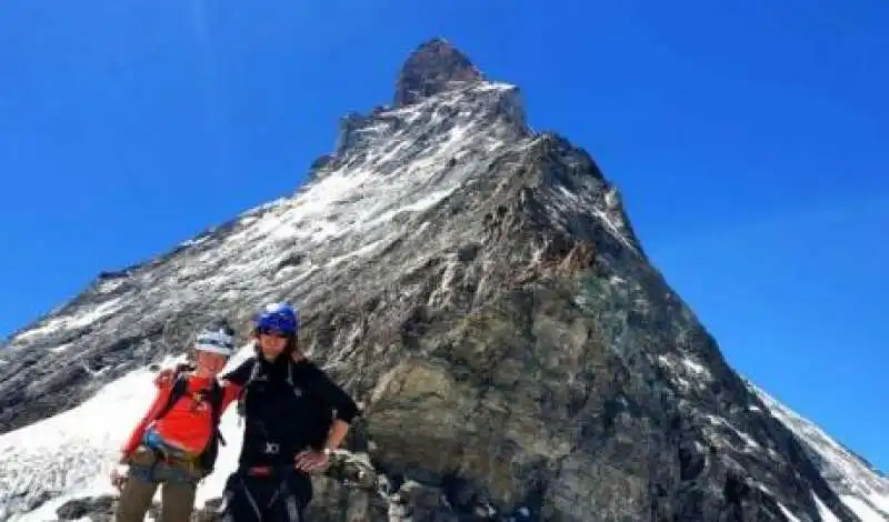 jules molyneaux in cima al monte cervino 