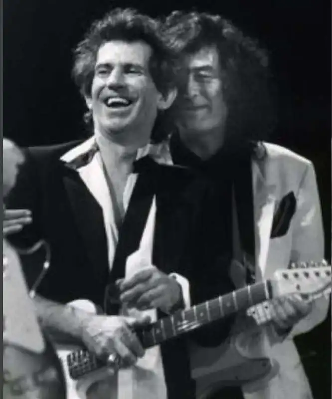 keith richards con jimmy page