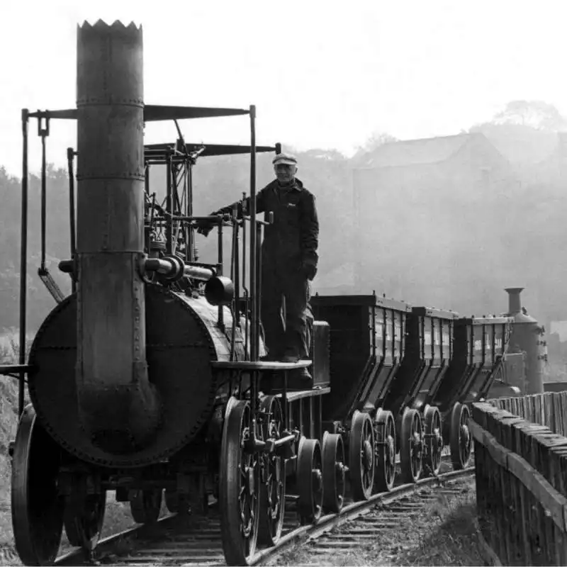 la locomotiva di george stephenson