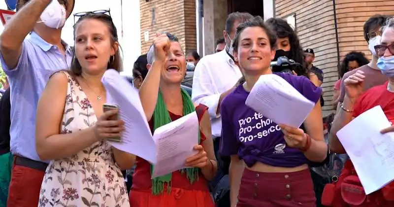 manifestazione rete italiana contraccezione e aborto pro choice 3