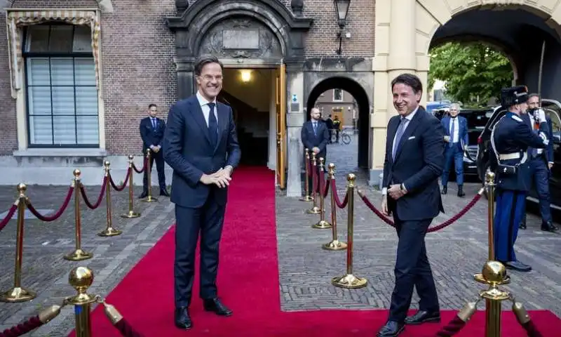 MARK RUTTE GIUSEPPE CONTE